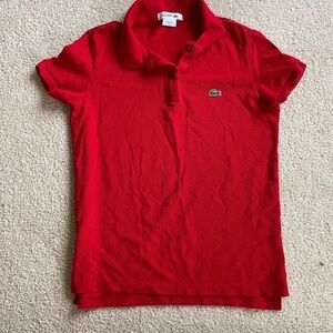 Red Lacoste Polo Shirt